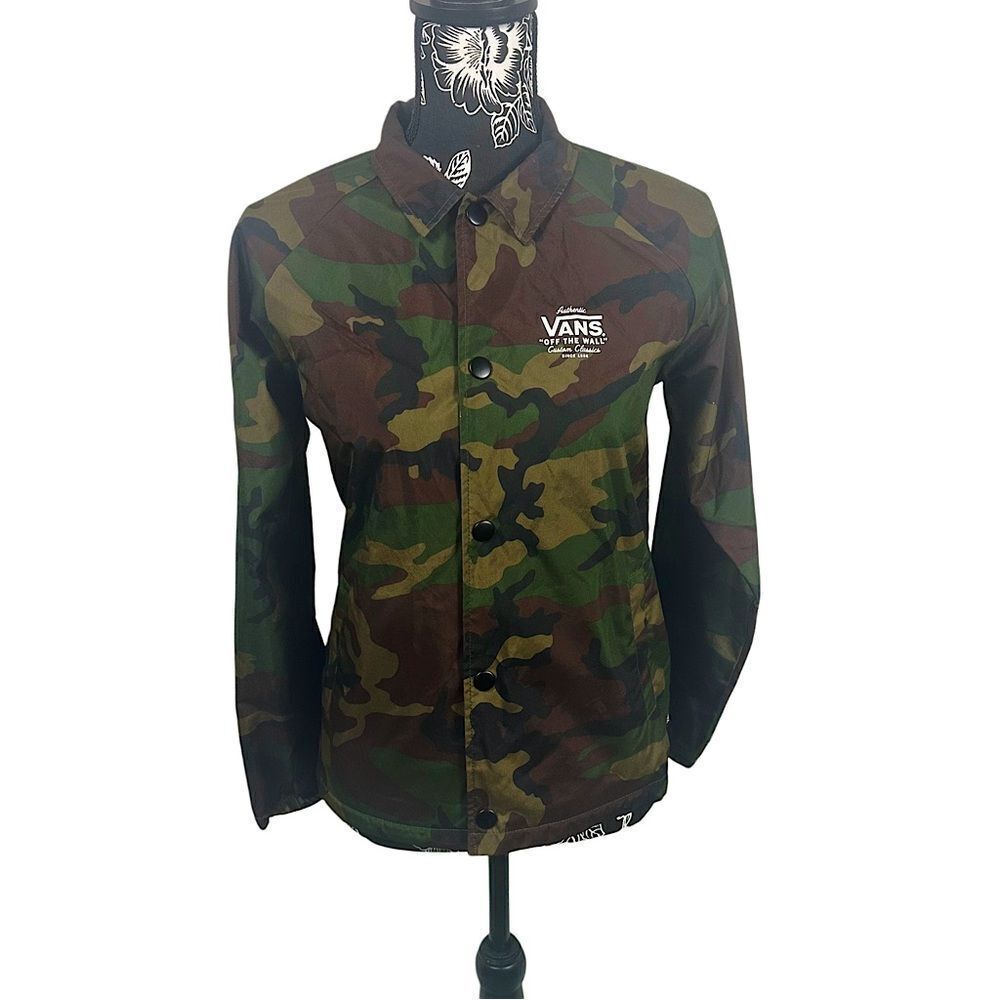 VANS Youth Camo Windbreaker Jacket